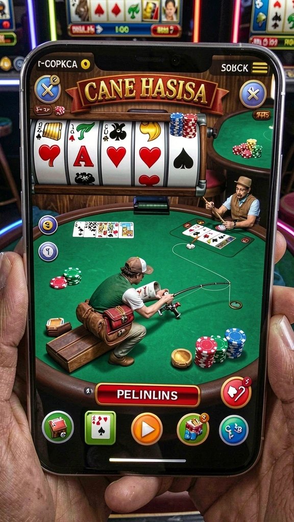 Cuplikan layar menu unduhan 77win untuk perangkat Android