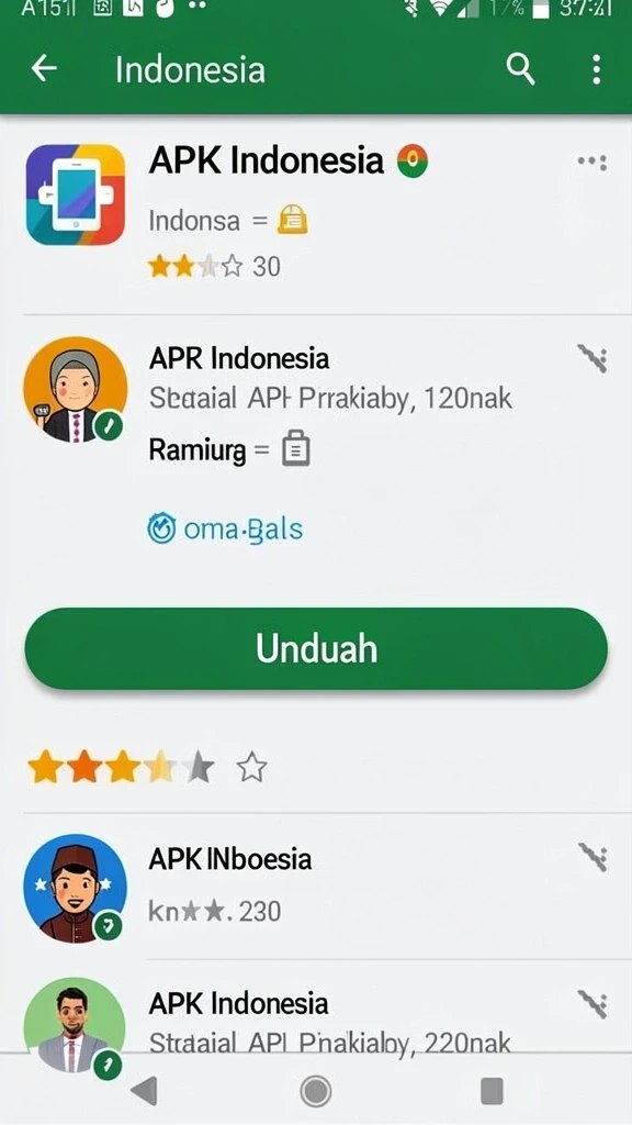 Galeri pratinjau visual 77win build APK resmi terbaru